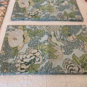 Chinoiserie Floral Lumbar Pillow Covers 12x20